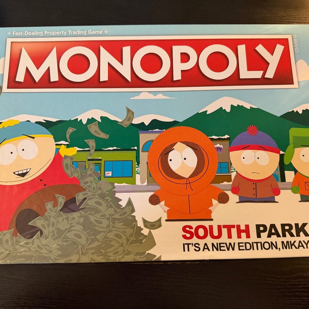 BNIB Monopoly South Park TV Comedy Series Board Game New Edition M’kay